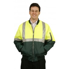 HIGH VISIBILITY TOW TONE FLYING JACKET WITH 3M REFLECTIVE TAPES  4XL, 5XL,7XL