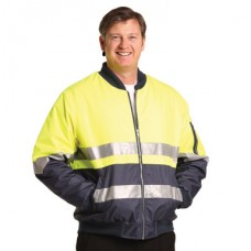 HIGH VISIBILITY TOW TONE FLYING JACKET WITH 3M REFLECTIVE TAPES  5XL, 7XL