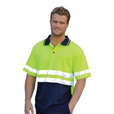 HIGH VISIBILITY SHORT SLEEVE SAFETY POLO 3M REFLECTIVE TAPES 4XL, 5XL,7XL