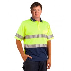 HIGH VISIBILITY SHORT SLEEVE SAFETY POLO 3M REFLECTIVE TAPES 4XL, 5XL,7XL