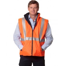 HIGH VISIBILITY TWO TONE VEST WITH 3M REFLECTIVE TAPES S - 3XL