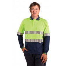 MEN'S TRUEDRY® SAFETY LONG SLEEVES POLO S - 3XL