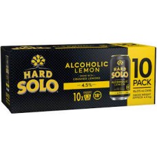 HARD RATED ALCOHOLIC LEMON (HARD SOLO) 10PK 375ML X 3 = 30 CANS